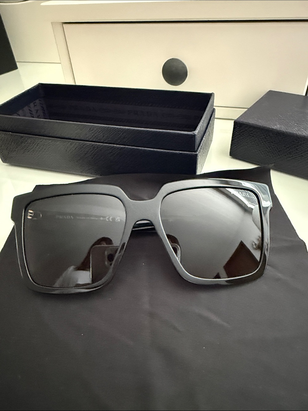 😎Prada 56mm Square Sunglasses😎 - Picture 8 of 9